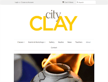 Tablet Screenshot of cityclaycville.com